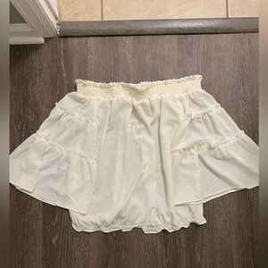 Cream Off Shoulder Blouse